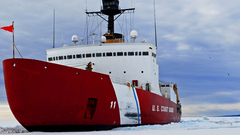 Sea coast ship icebreaker guard polar cutter Watercraft