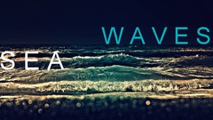 Sea colors waves artwork