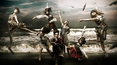 Sea Creative woman dance digital art fantasy art