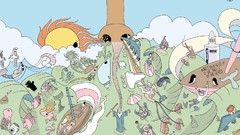 Sea design advertisement artwork