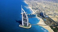 Sea dubai buildings cities hotels