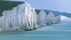Sea England cliffs seven sisters cliff