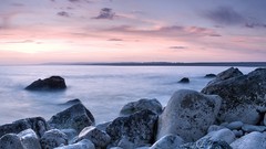Sea England panorama United Kingdom rocks Beaches