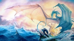 Sea fantasy Dragons fantasy art
