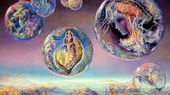 Sea fantasy dreams bubbles paintings josephine wall fantasy art 