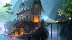 Sea fantasy water blue home House