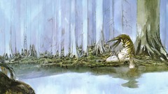 Sea forests artwork fantasy art