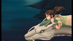 Sea freedom water love Dragons spirit Anime Spirited Away hayao 