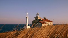 Sea grass croatia lighthouses