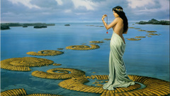 Sea heart pathway pendant The rocks spirals bracelets high 