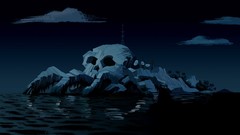 Sea Islands skulls digital art