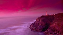 Sea lighthouses skyscapes