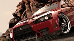 Sea Mitsubishi cliffs Lancer vehicles Mitsubishi Lancer 