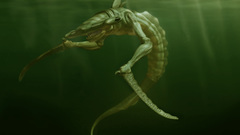 Sea monster creature Art