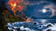 Sea moon Volcanoes