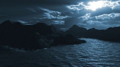 Sea Mountains clouds