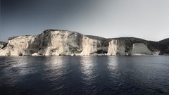 Sea Mountains shore skies sea shorelines