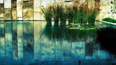 Sea nature blue reflections digital