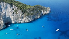 Sea nature Boats Greece Islands Zakynthos