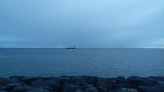 Sea nature Boats rocks