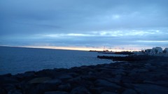Sea nature Boats rocks