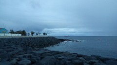 Sea nature Boats rocks