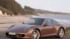 Sea nature cars brown porsche 911