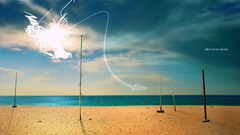 Sea nature clouds abstract Above comes bless