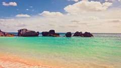 Sea nature clouds ocean Beaches