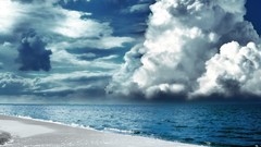 Sea nature clouds ocean skyscapes