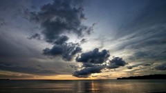 Sea nature clouds skies