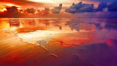 Sea nature clouds skies scenic