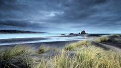Sea nature coast skies