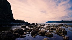 Sea nature Oregon cliffs rocks