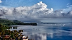 Sea nature rain cityscapes