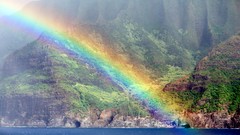 Sea nature rainbows