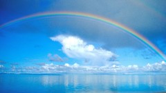 Sea nature rainbows