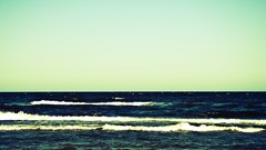 Sea nature water blue waves skyscapes