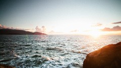 Sea nature water sunlight