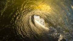 Sea nature yellow water ocean white tube surfing waves golden