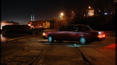 Sea night water cold Trails cities railroad tracks churches 