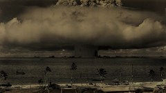 Sea nuclear explosions nuclear bombs