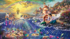 Sea ocean Movies fish Boats Dolphins The Little Mermaid 
