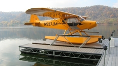 Sea plane high nature