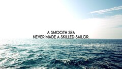 Sea quote nature sky Typography horizon
