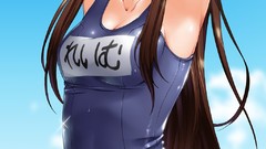 Sea Ribbons anime girls brown eyes brunettes hakurei reimu 