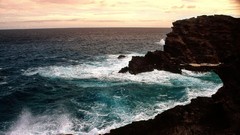 Sea rocks shore seas