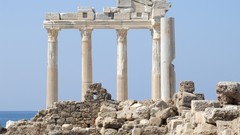 Sea ruins Turkey Temples cities