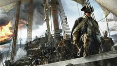 Sea ships artwork video games Connor Kenway games art assasins 