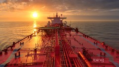 Sea ships evening Ship deck